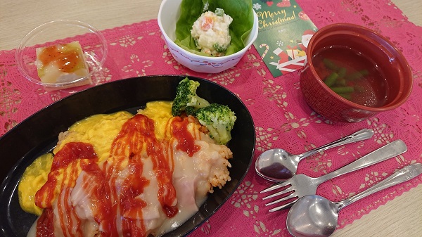 永生病院　イベント食　クリスマス